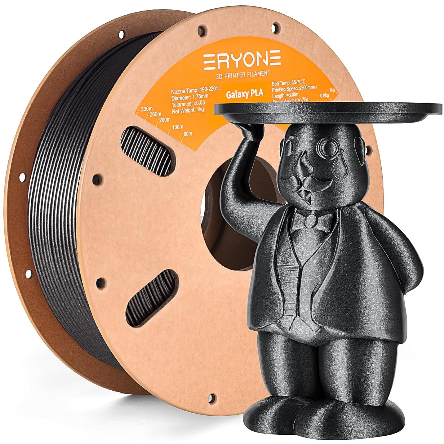 PLA Galaxy Sparkly Glitter Filament - 1.75mm±0.03mm (1kg)