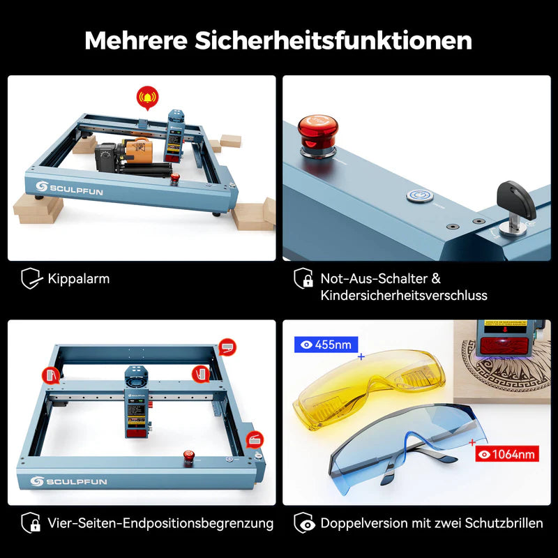 Graveur laser Sculpfun SF-A9 - 20 W