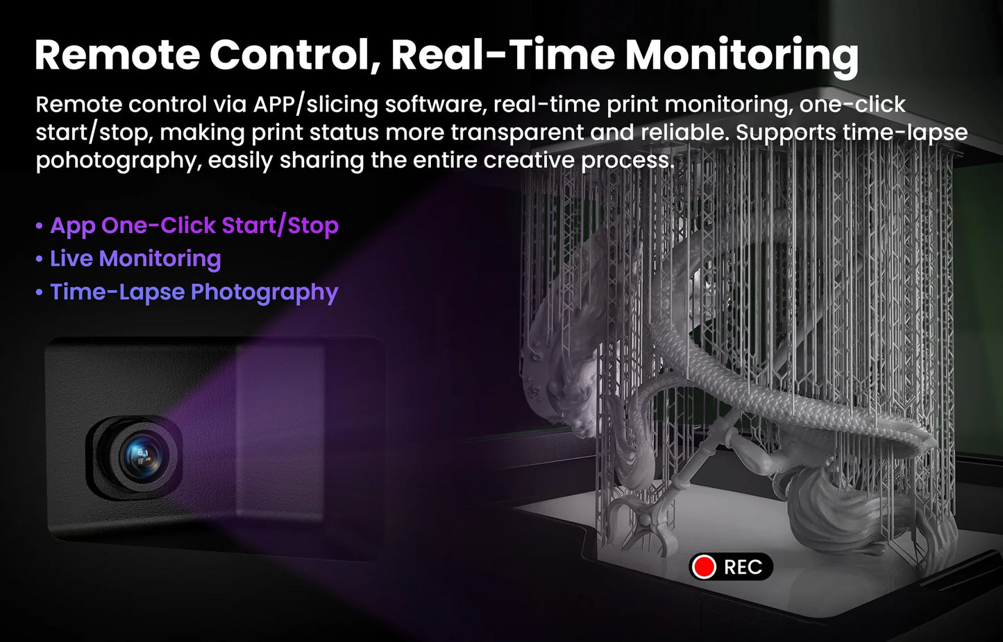 Uniformation GK3 Pro – Imprimante résine professionnelle haute résolution avec source lumineuse de 385 nm et contrôle actif de la température de la résine