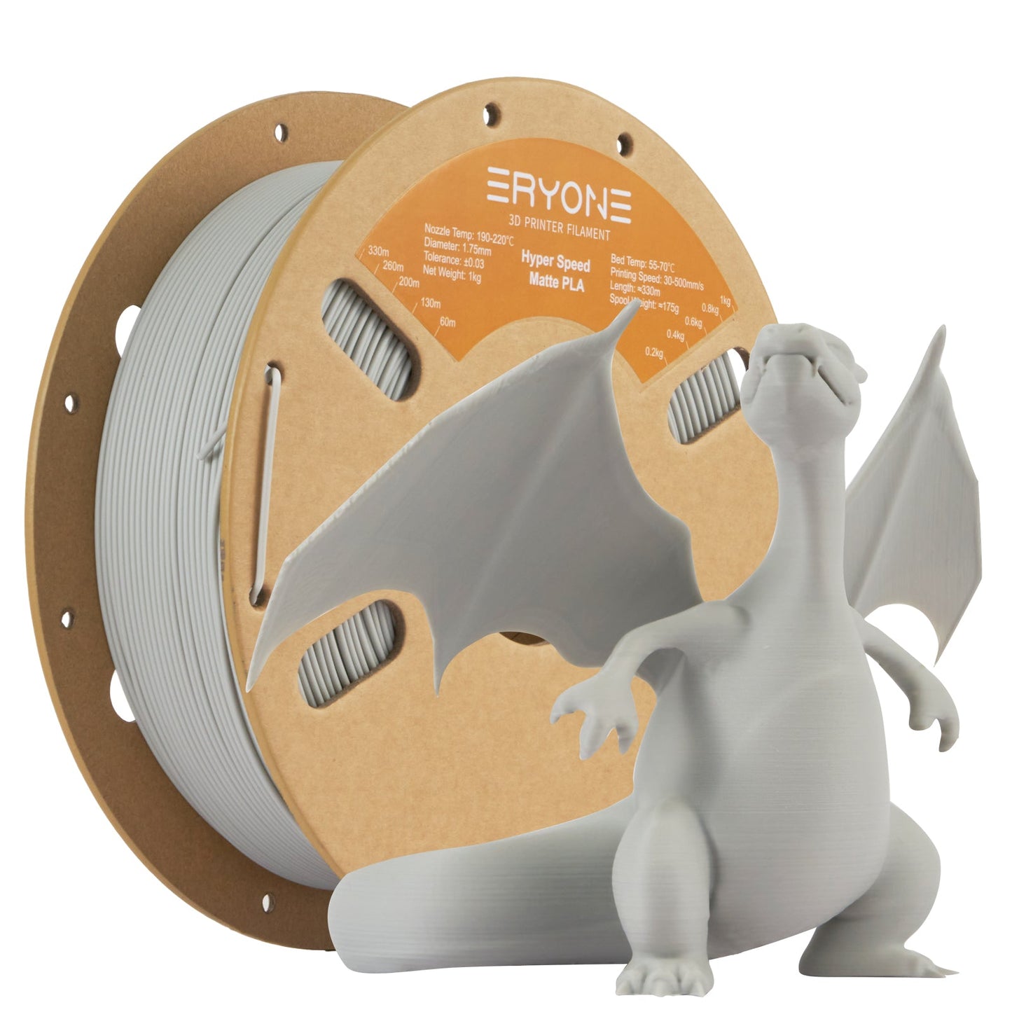 PLA  Matte High Speed Filament - 1.75mm±0.03mm (1kg)