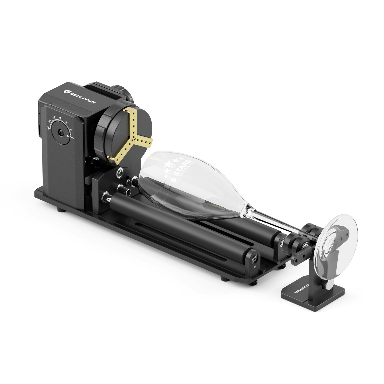 SCULPFUN RA Pro Max 4 in 1 Rotary Roller & Chuck for Laser Engraver