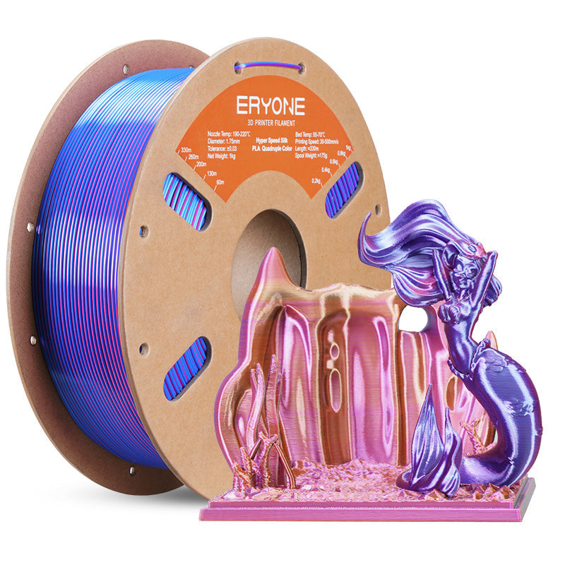 PLA Silk High-Speed Quadruple Filament - 1.75mm±0.03mm (1kg)