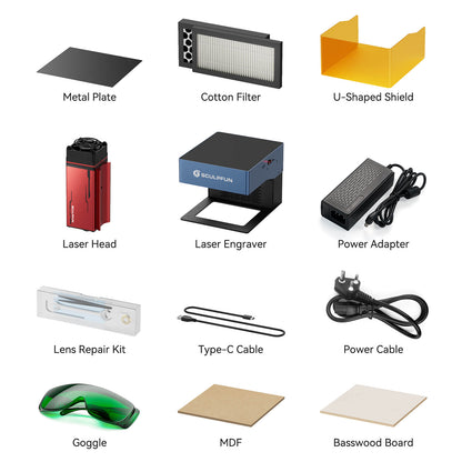 Sculpfun iCube Pro Max 10W Portable Laser Engraving Machine