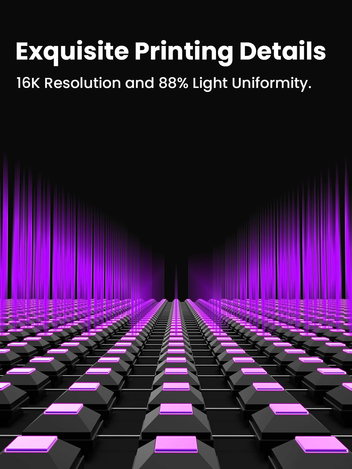 Uniformation GK3 Pro – Imprimante résine professionnelle haute résolution avec source lumineuse de 385 nm et contrôle actif de la température de la résine