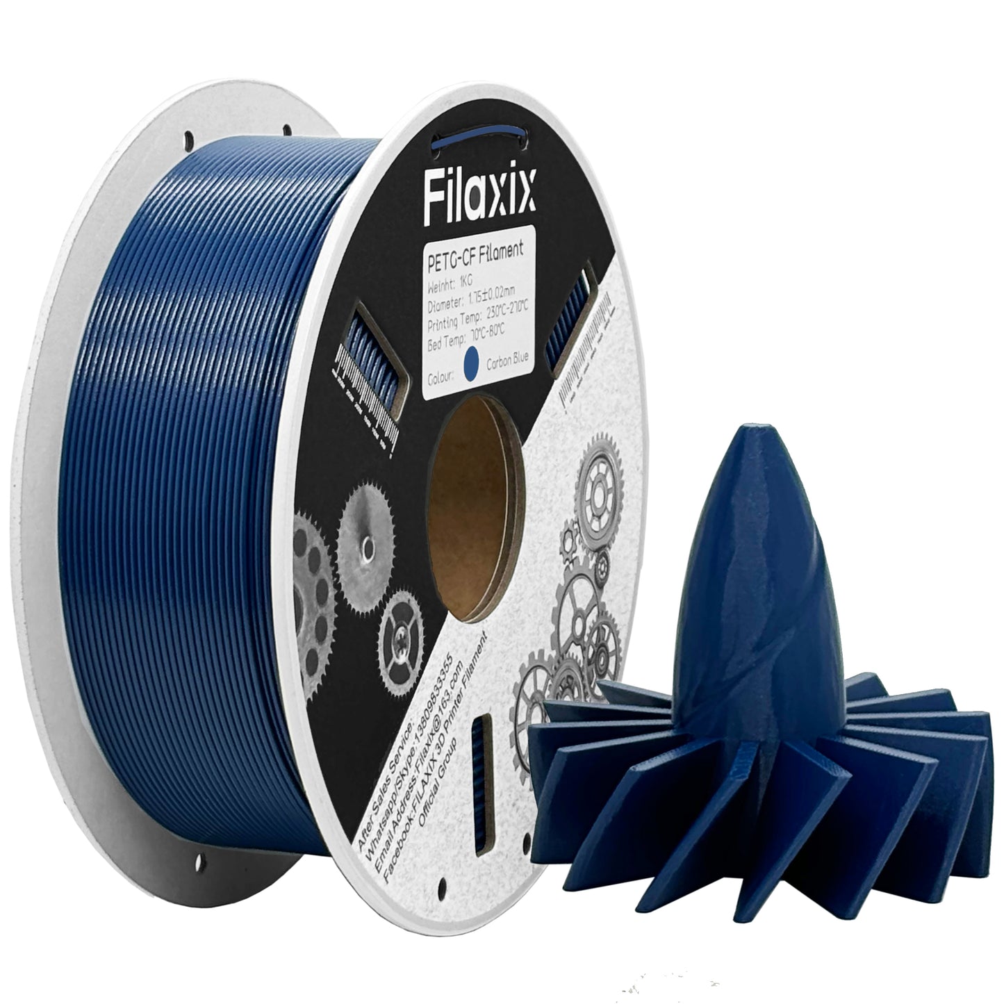 PETG-CF - PETG renforcé de fibres de carbone - Filaxix