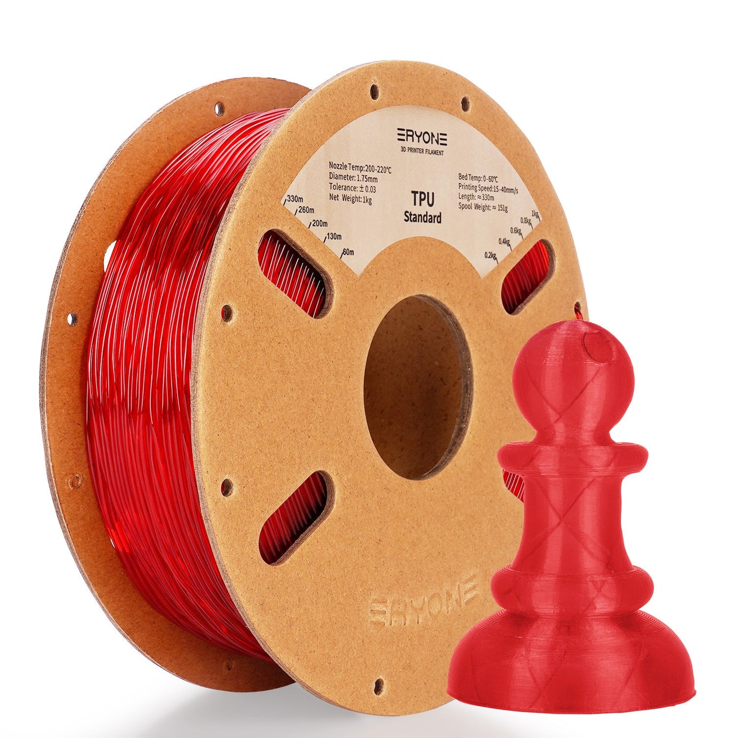 TPU Filament - 1.75mm±0.03mm (0.5kg & 1kg)