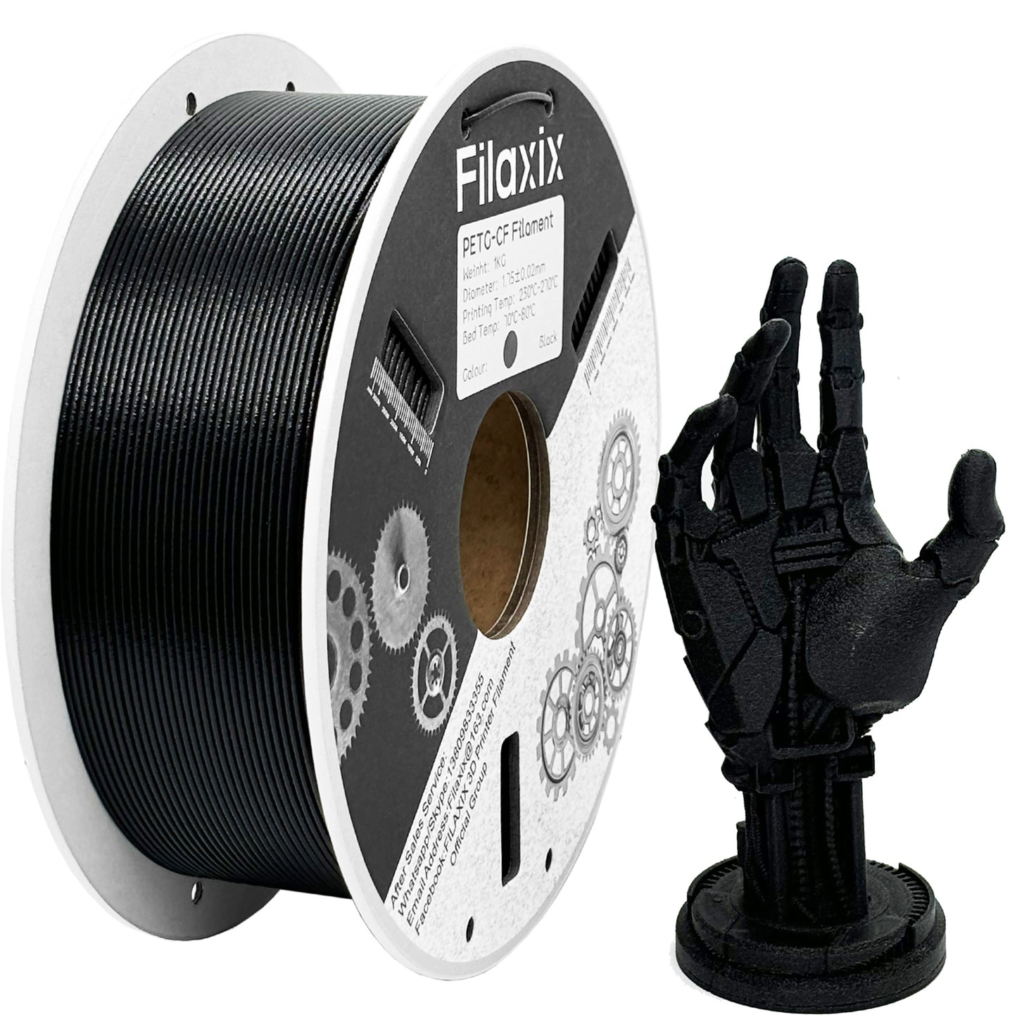 PETG-CF - PETG renforcé de fibres de carbone - Filaxix