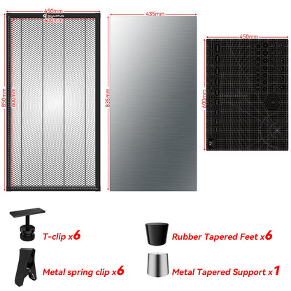 SCULPFUN H3 Laser Cutting Honeycomb Panel Workbench  400x800mm