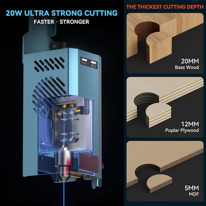 Graveur laser Sculpfun SF-A9 - 20 W