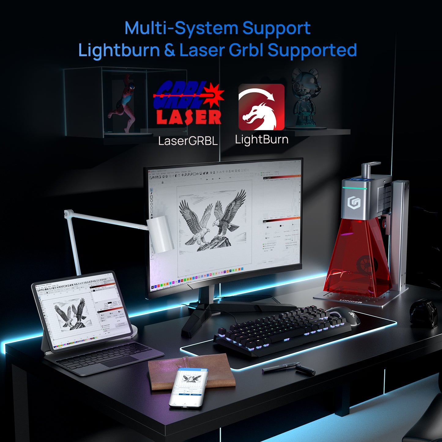 Longer Nano Duo - Graveur laser IR 20 W et 2 W