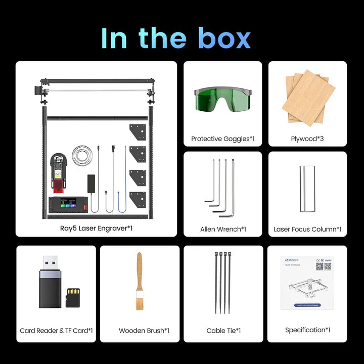 Graveur laser Longer Ray5 - 20W
