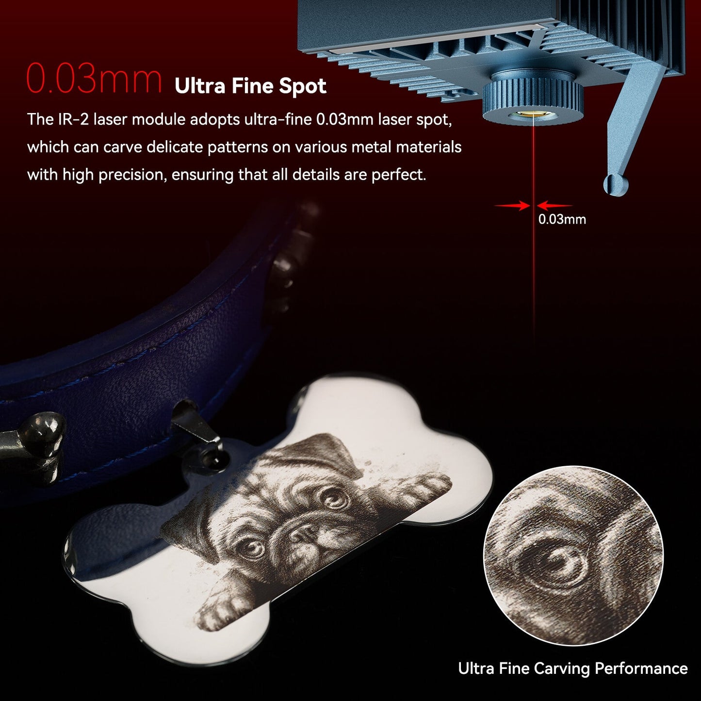 Sculpfun IR-2 1064nm Infrared Laser Module For S9/S10/S30 Series/Ultra Series/SF-A9