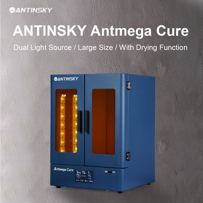 Séchage Antinsky Antmega – Post-polymérisation UV grand format à double longueur d'onde 385 nm + 405 nm