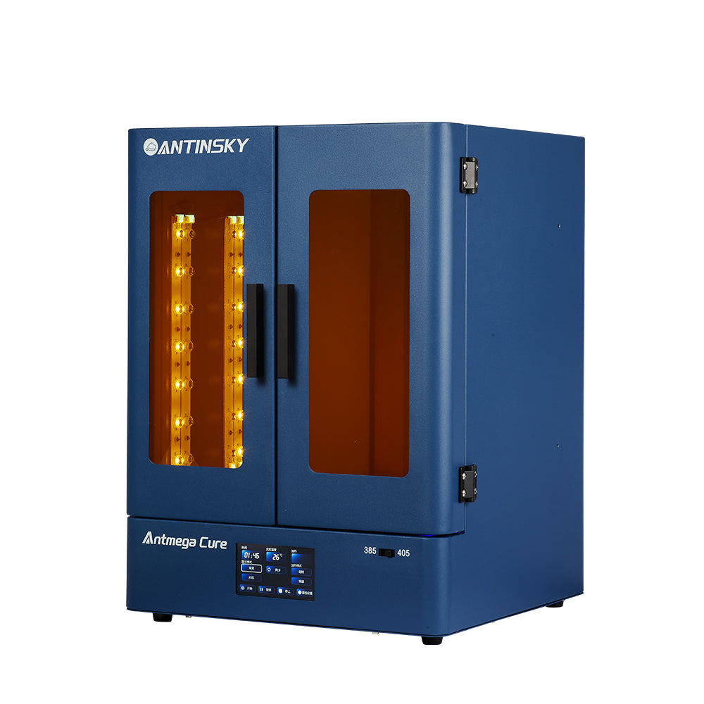Séchage Antinsky Antmega – Post-polymérisation UV grand format à double longueur d'onde 385 nm + 405 nm