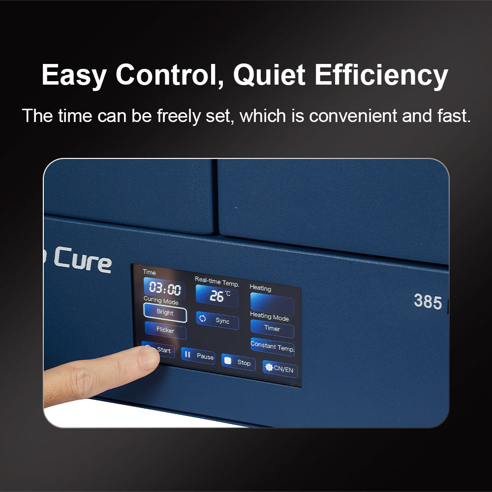 Séchage Antinsky Antmega – Post-polymérisation UV grand format à double longueur d'onde 385 nm + 405 nm