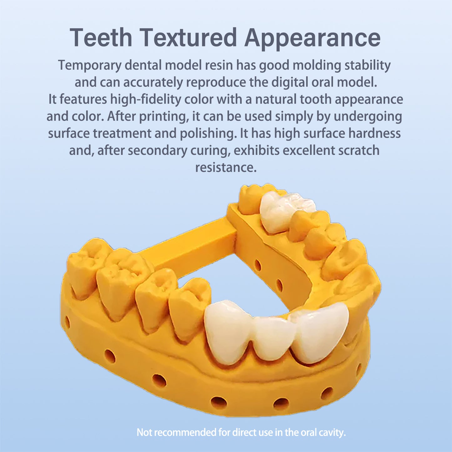 Résine pour modèles dentaires provisoires
