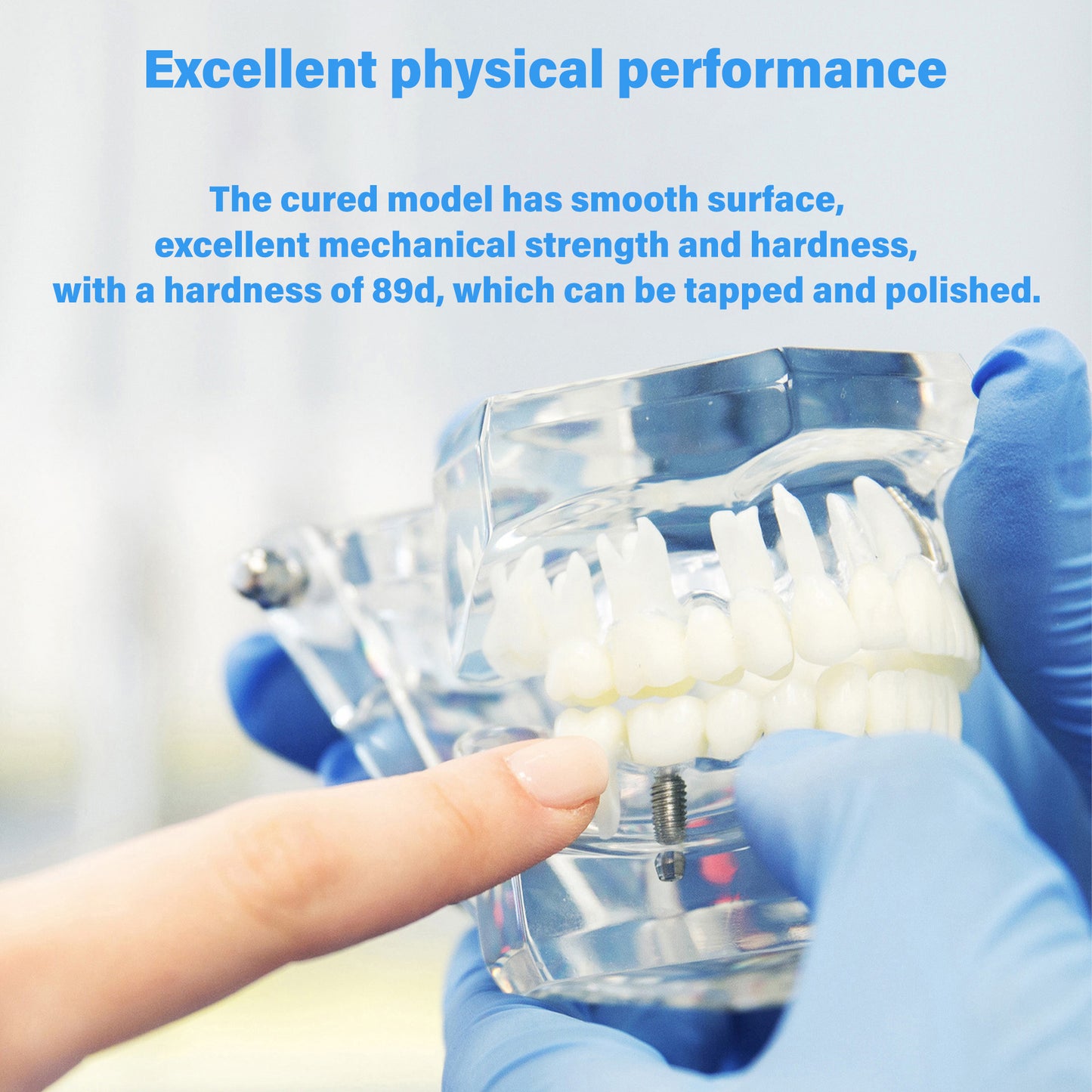 Résine pour gabarits de forage dentaire