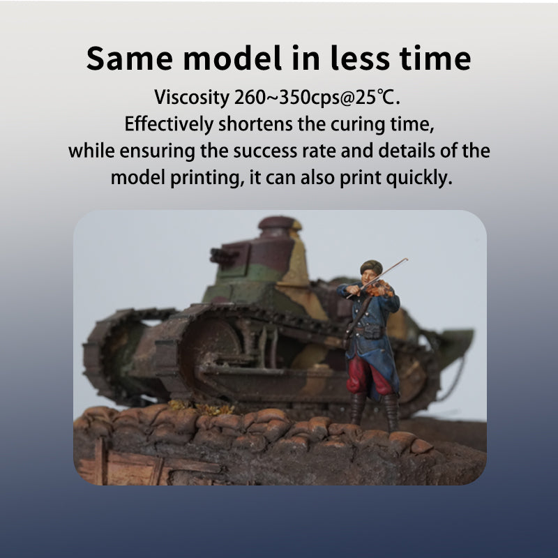 Résine maître détaillée