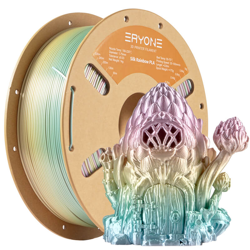 PLA Classical Rainbow Filament - 1.75mm±0.03mm (1kg)
