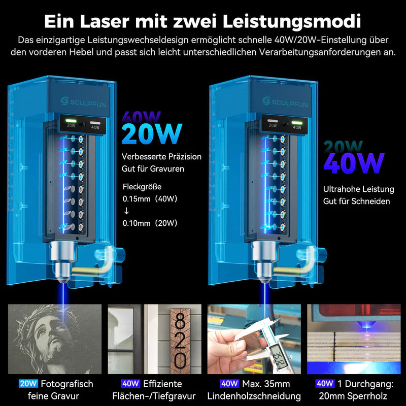 Graveur laser Sculpfun SF-A9 - 20 W