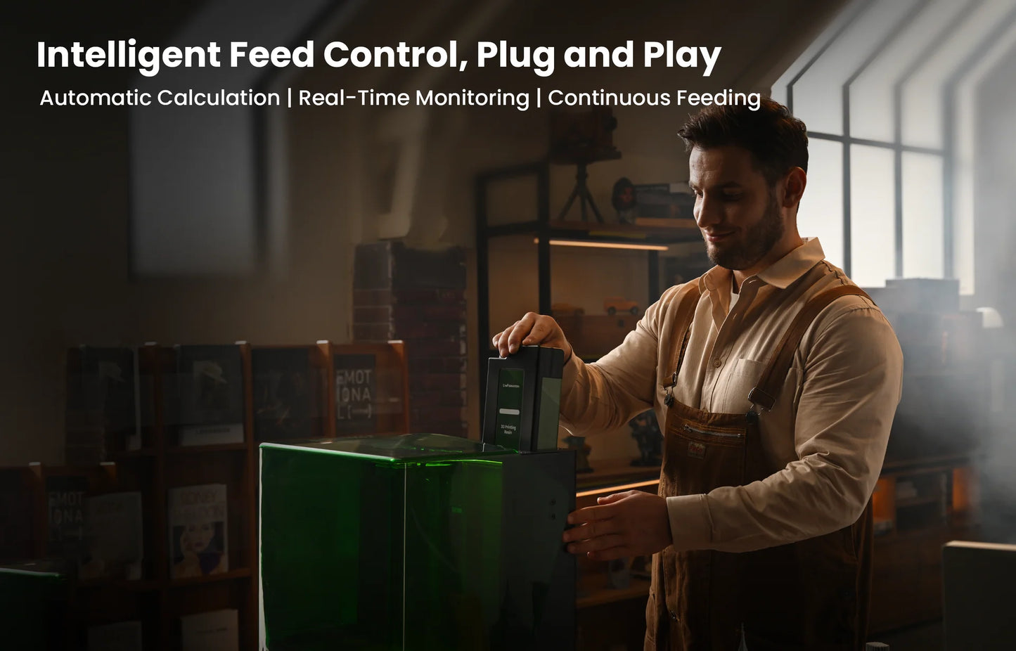 Uniformation GK3 Pro – Imprimante résine professionnelle haute résolution avec source lumineuse de 385 nm et contrôle actif de la température de la résine