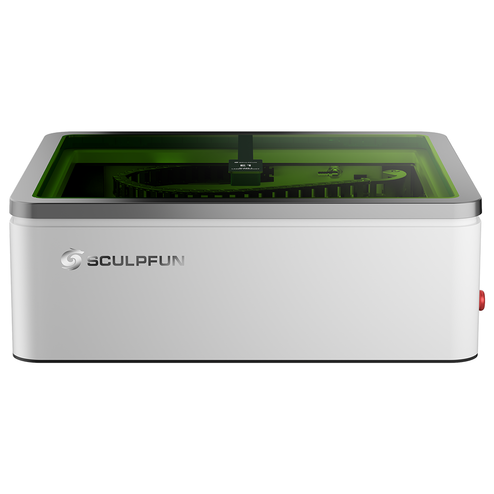 SCULPFUN E1 Dual Geschlossener Lasergravierer 12W Diode + 3W IR
