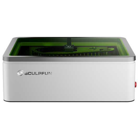 SCULPFUN E1 Dual Geschlossener Lasergravierer 12W Diode + 3W IR