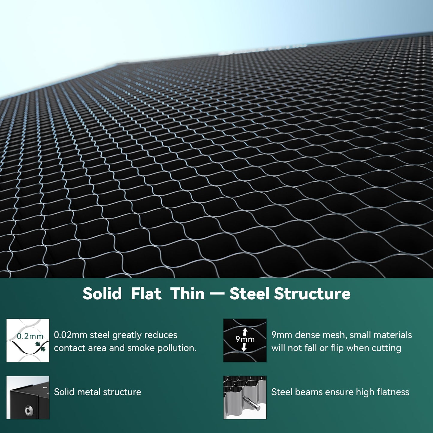 SCULPFUN H3 Laser Cutting Honeycomb Panel Workbench 600x600mm